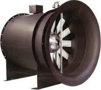 Industrial vane axial fans